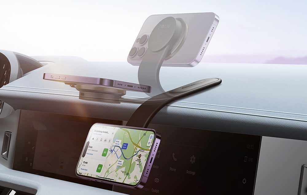 Suport Auto UltraSlim MagSafe Flexibil - Fixare Magnetică Premium!