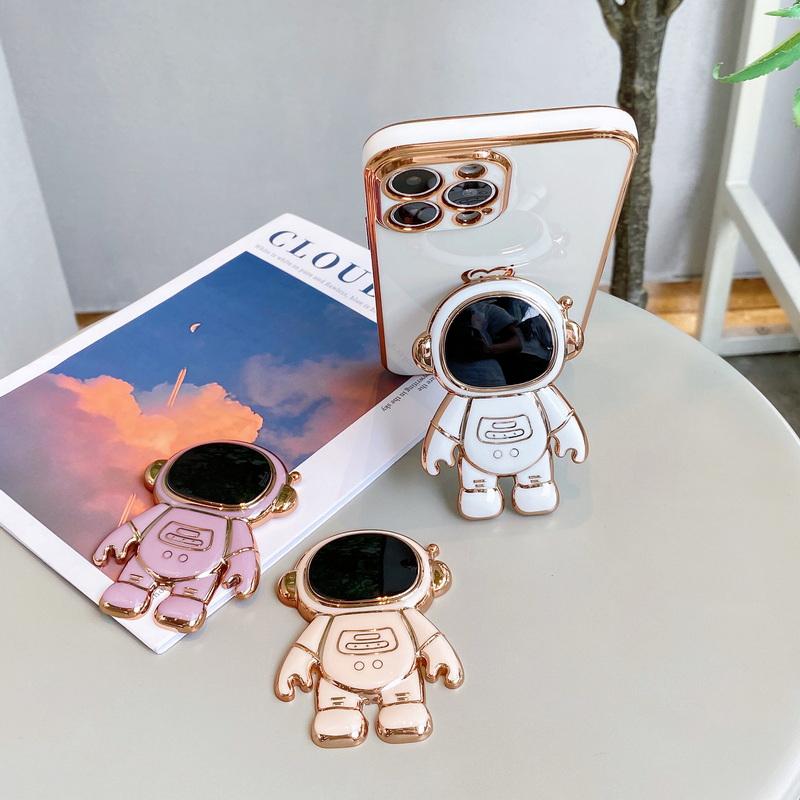 Suport Telefon 3D Astronaut - Cosmic & Funcțional!