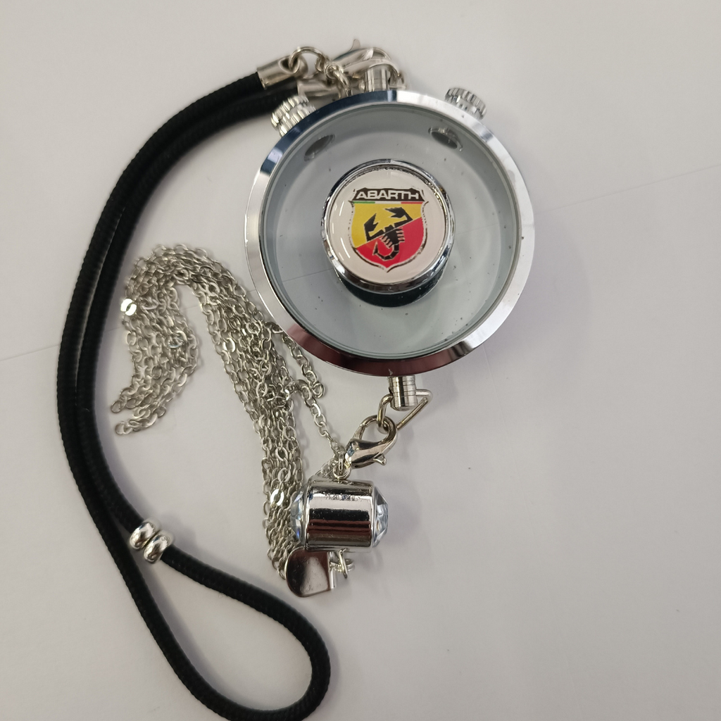 Odorizant Auto Pendant Personalizat Reîncărcabil | Design Premium Logo