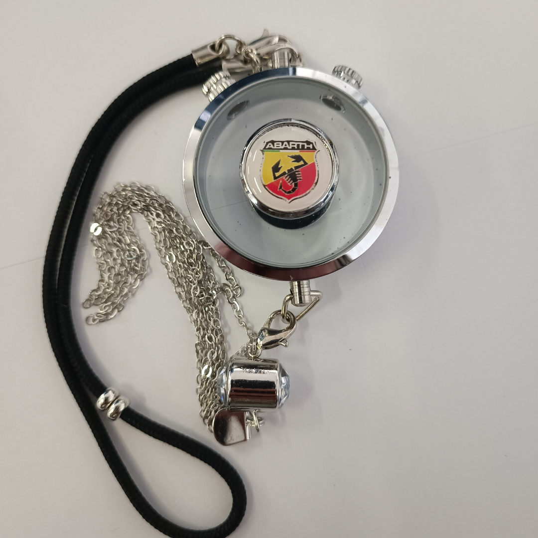 Odorizant Auto Pendant Personalizat Reîncărcabil | Design Premium Logo