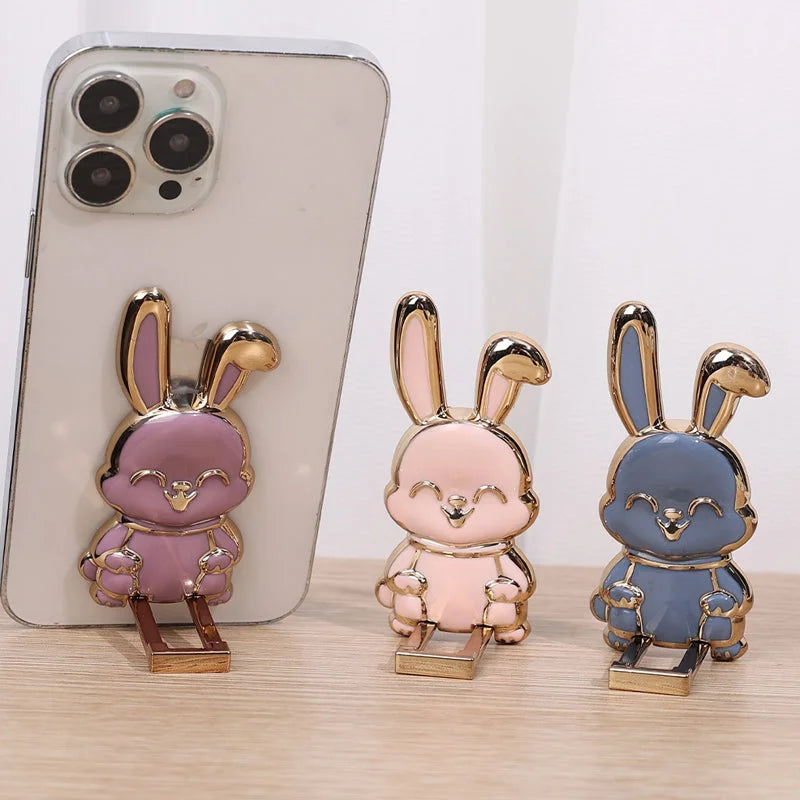 Suport Telefon Pliabil 3D Iepuraș - PopSocket Stand Grip pentru iPhone & Samsung