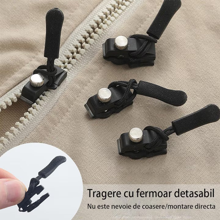 ZipFix - Kit Reparare Fermoarelor | Set 6 Piese Universal | Solutie Rapida