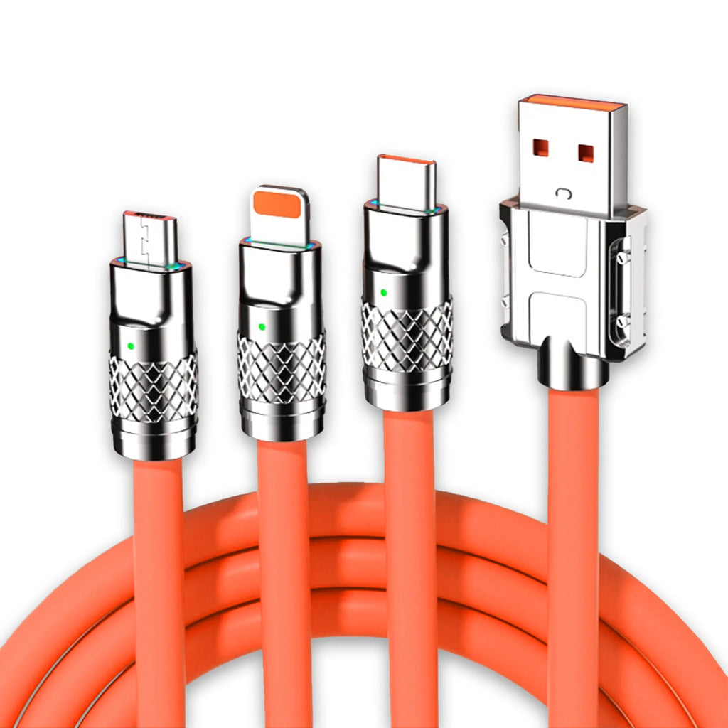 HyperLink® 120W Cablu de încărcare 3 în 1