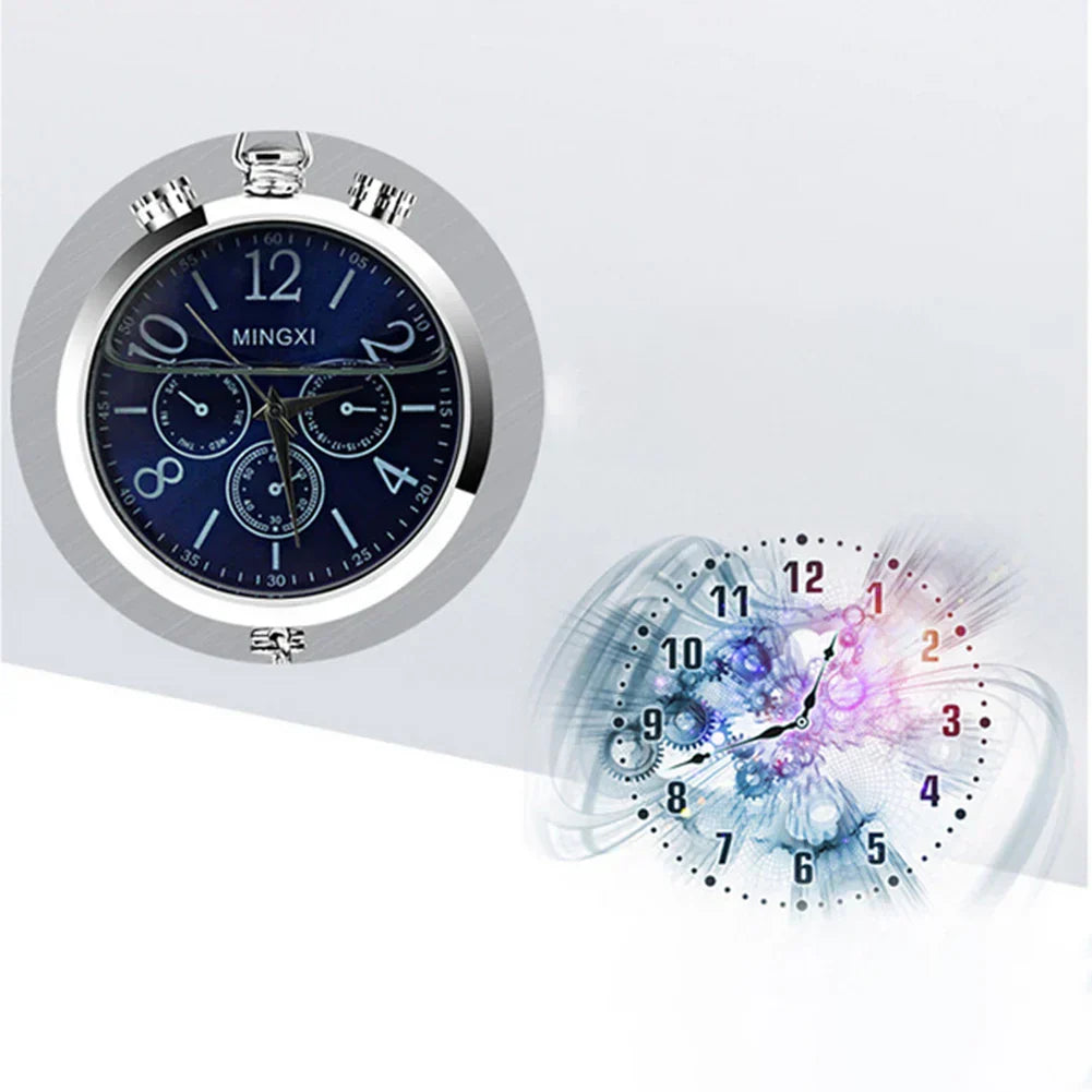 Odorizant Auto Pendant cu Ceas Digital | Parfum + Ora | Design Premium