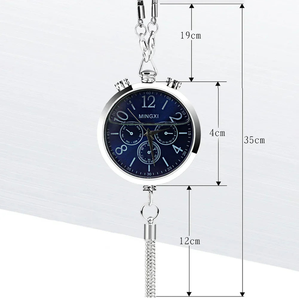 Odorizant Auto Pendant cu Ceas Digital | Parfum + Ora | Design Premium