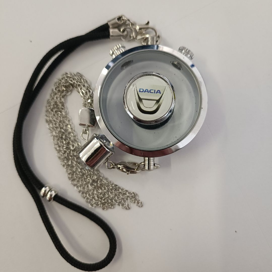 Odorizant Auto Pendant Personalizat Reîncărcabil | Design Premium Logo