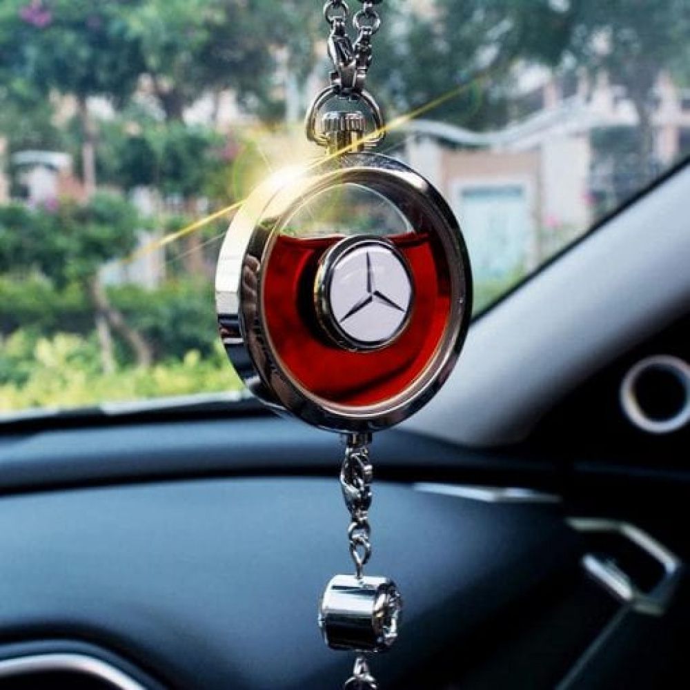 Odorizant Auto Pendant Personalizat Reîncărcabil | Design Premium Logo