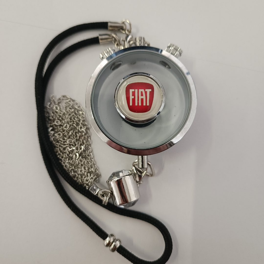 Odorizant Auto Pendant Personalizat Reîncărcabil | Design Premium Logo