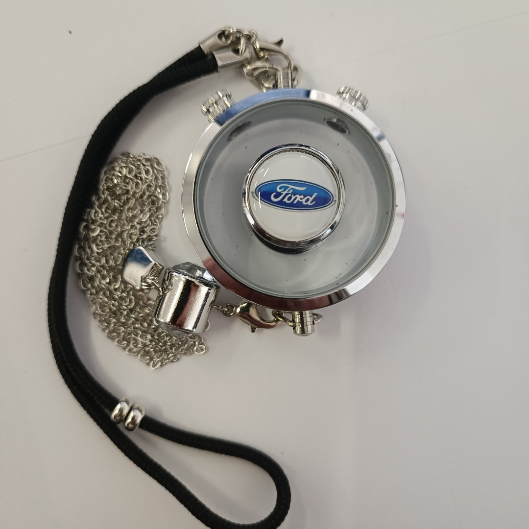 Odorizant Auto Pendant Personalizat Reîncărcabil | Design Premium Logo