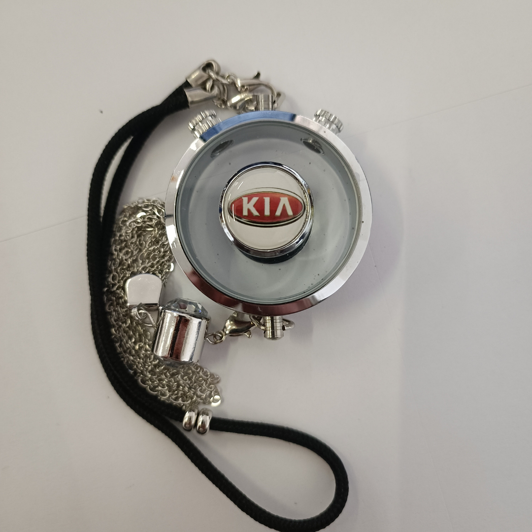 Odorizant Auto Pendant Personalizat Reîncărcabil | Design Premium Logo