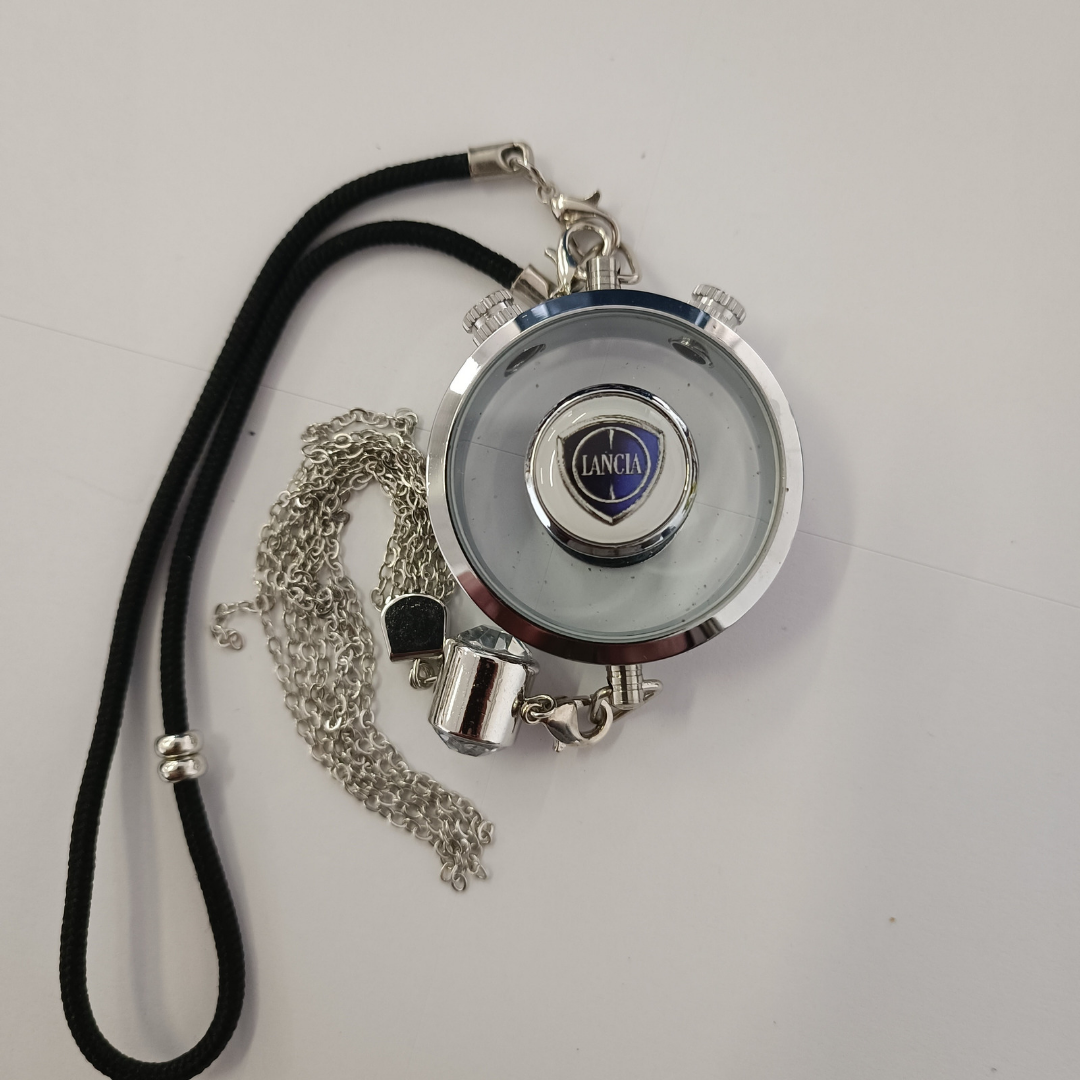 Odorizant Auto Pendant Personalizat Reîncărcabil | Design Premium Logo