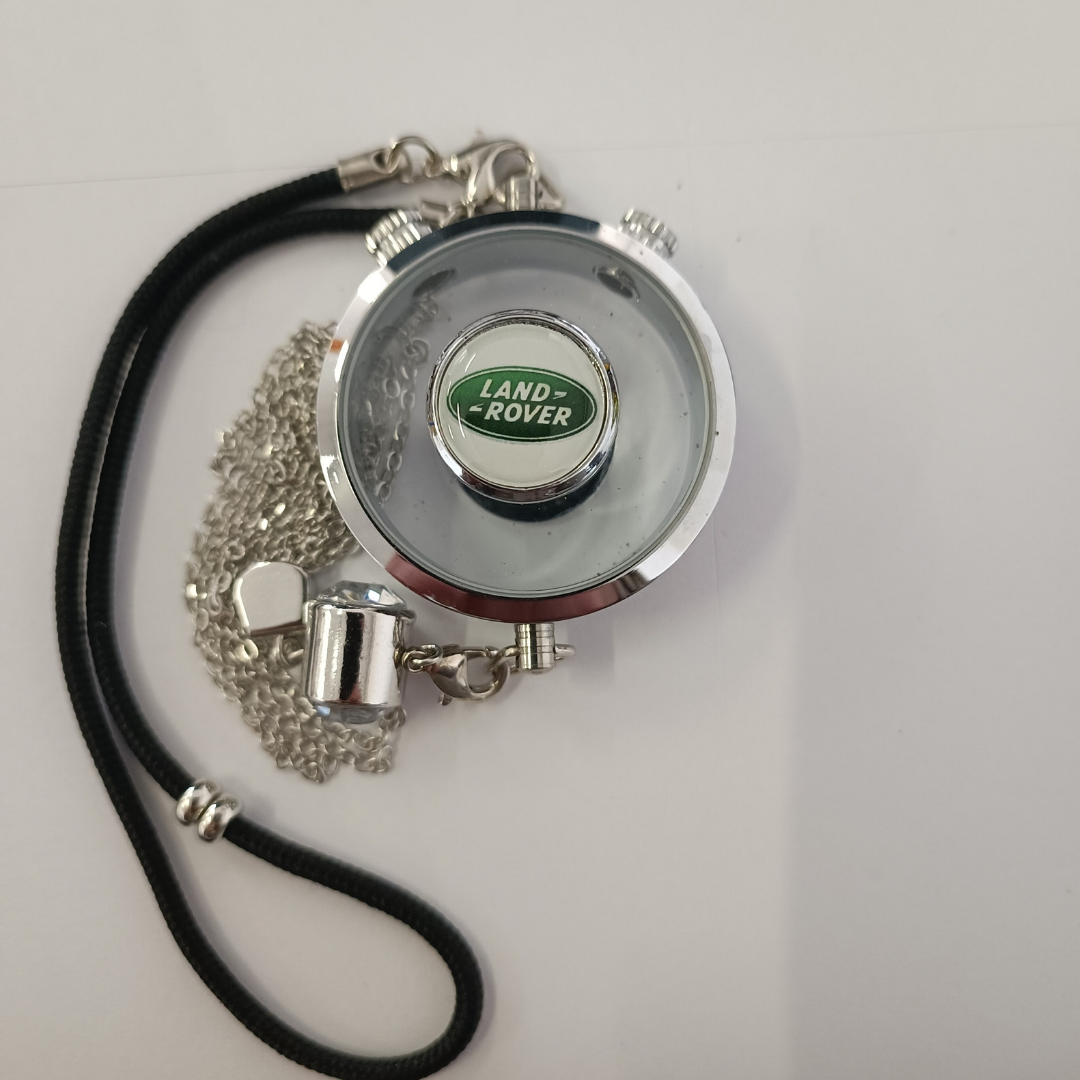 Odorizant Auto Pendant Personalizat Reîncărcabil | Design Premium Logo