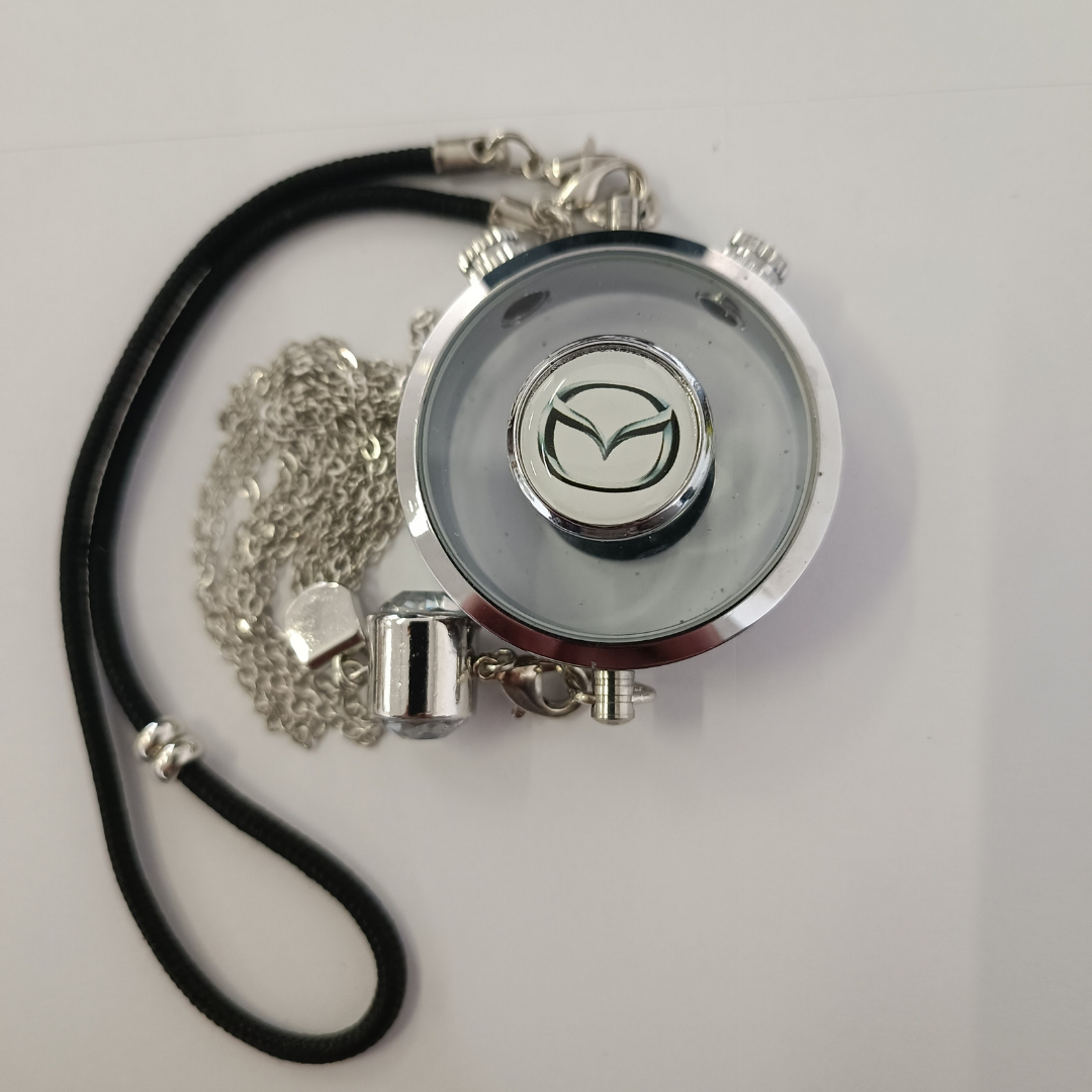 Odorizant Auto Pendant Personalizat Reîncărcabil | Design Premium Logo
