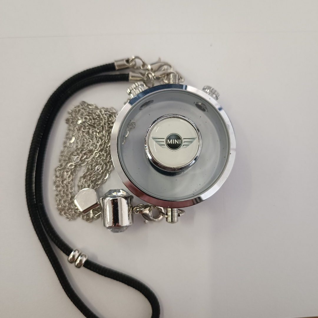 Odorizant Auto Pendant Personalizat Reîncărcabil | Design Premium Logo