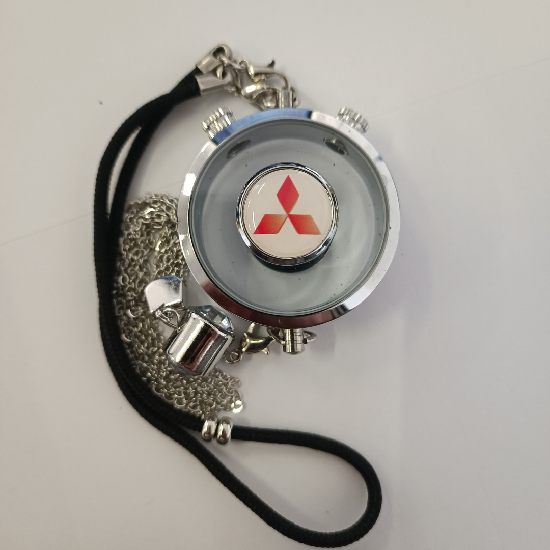 Odorizant Auto Pendant Personalizat Reîncărcabil | Design Premium Logo