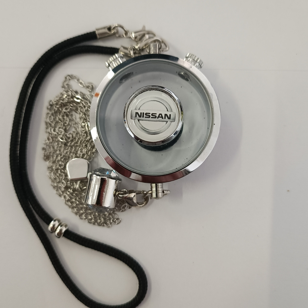 Odorizant Auto Pendant Personalizat Reîncărcabil | Design Premium Logo