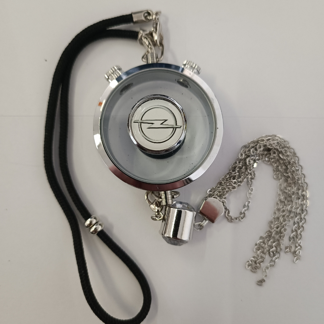 Odorizant Auto Pendant Personalizat Reîncărcabil | Design Premium Logo