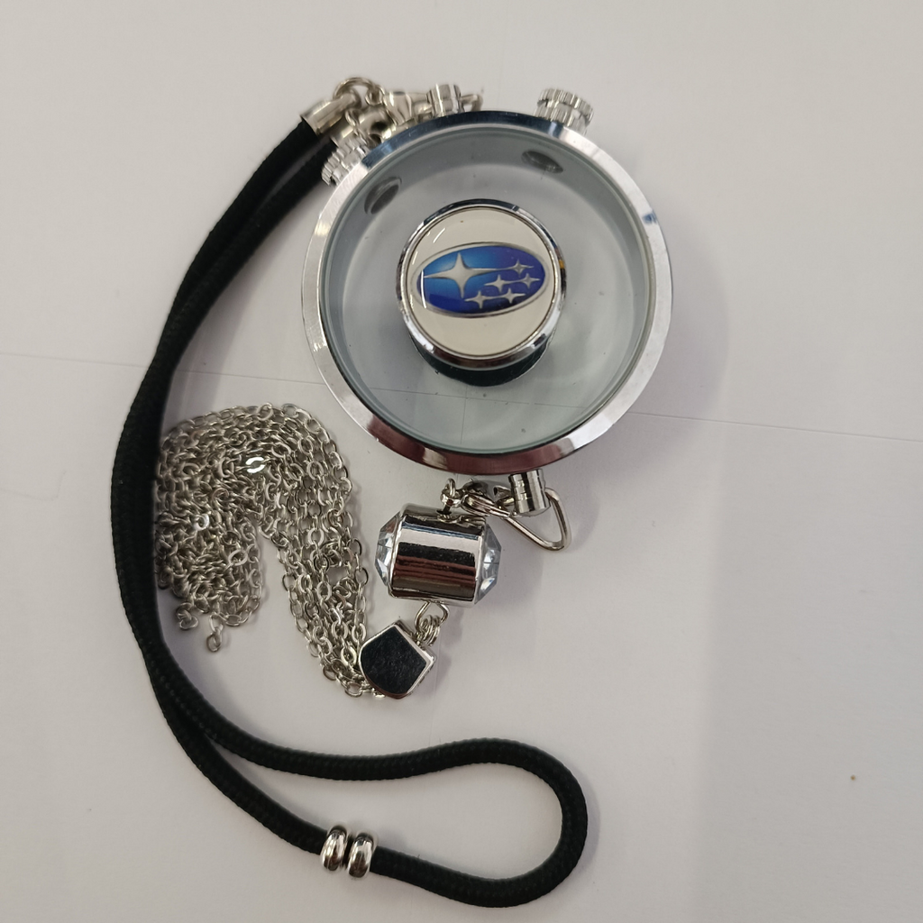 Odorizant Auto Pendant Personalizat Reîncărcabil | Design Premium Logo