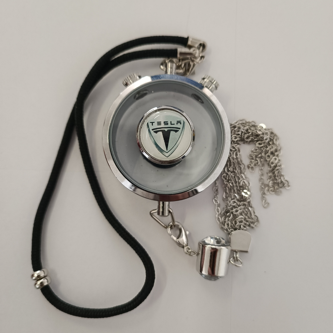 Odorizant Auto Pendant Personalizat Reîncărcabil | Design Premium Logo